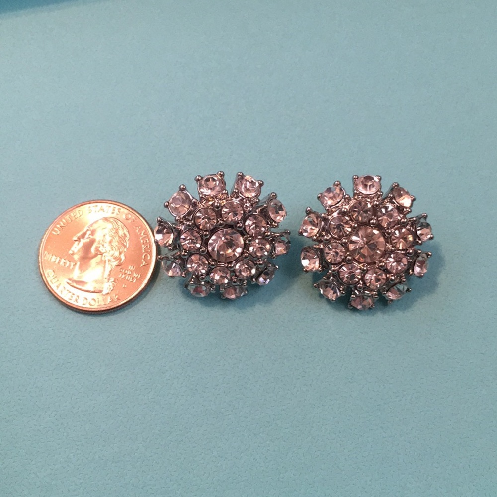 Clip earrings Rhinestone - Picture 4 of 4